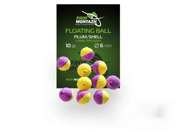 Приманка Floating Ball Plum/Shell