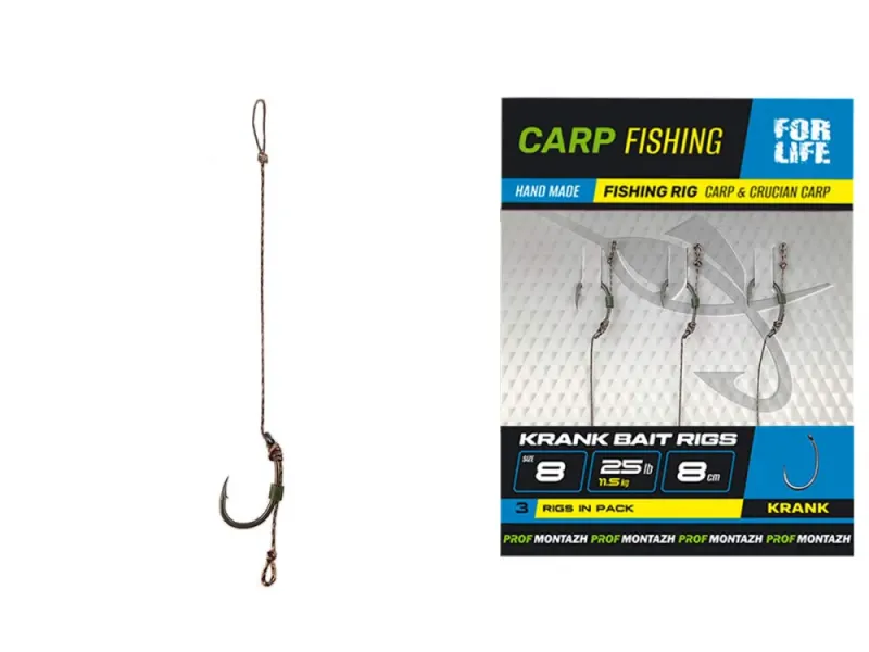 Поводок KRANK BAIT RIGS #8 (25Lb/11,5kg)