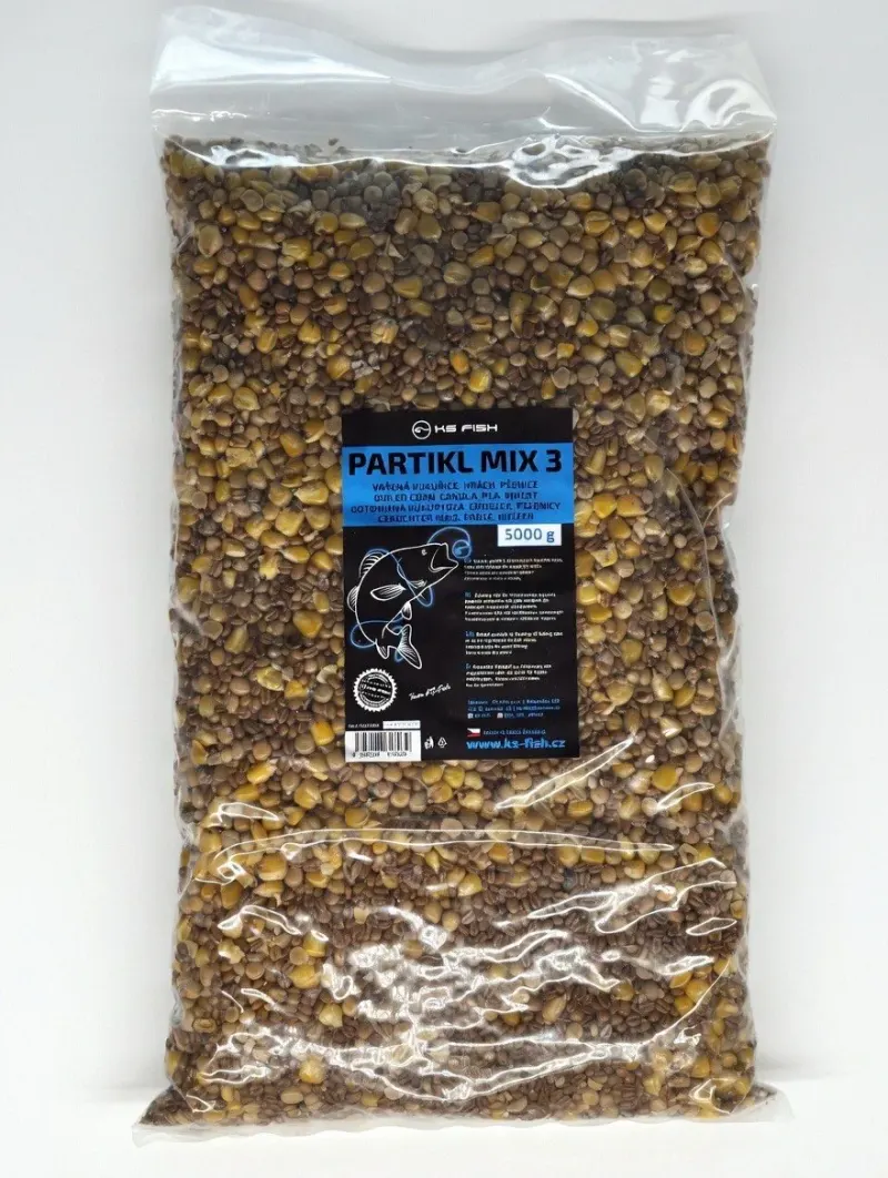 KS-Fish 5kg Партикл MIX 3 – Кукуруза, пшеница, горох 5kg
