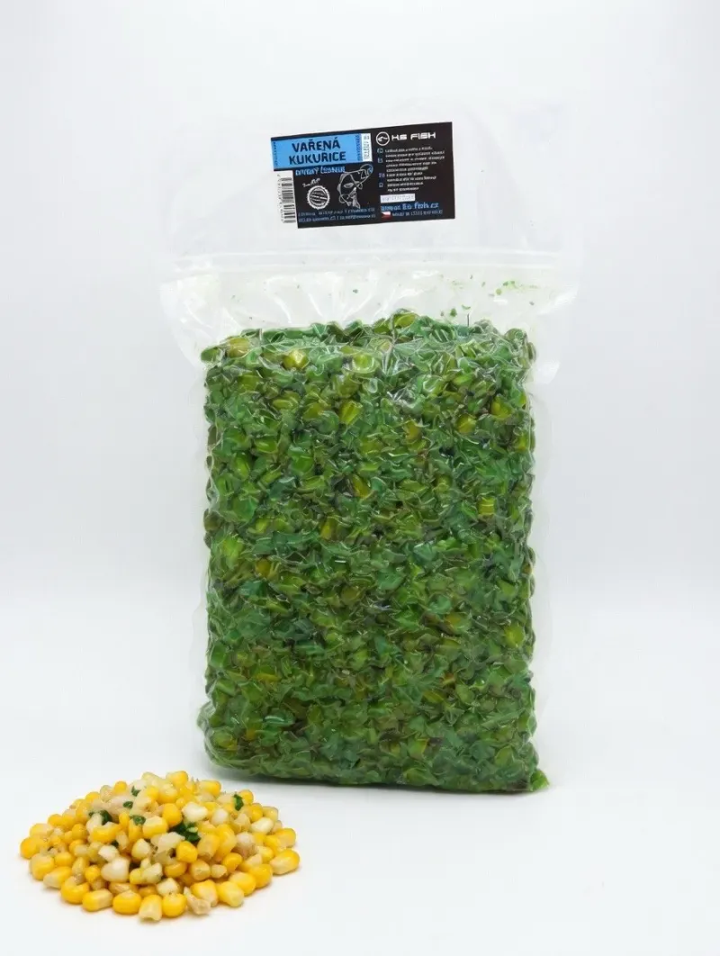 KS-Fish Кукуруза варёная Дикий чеснок 1kg