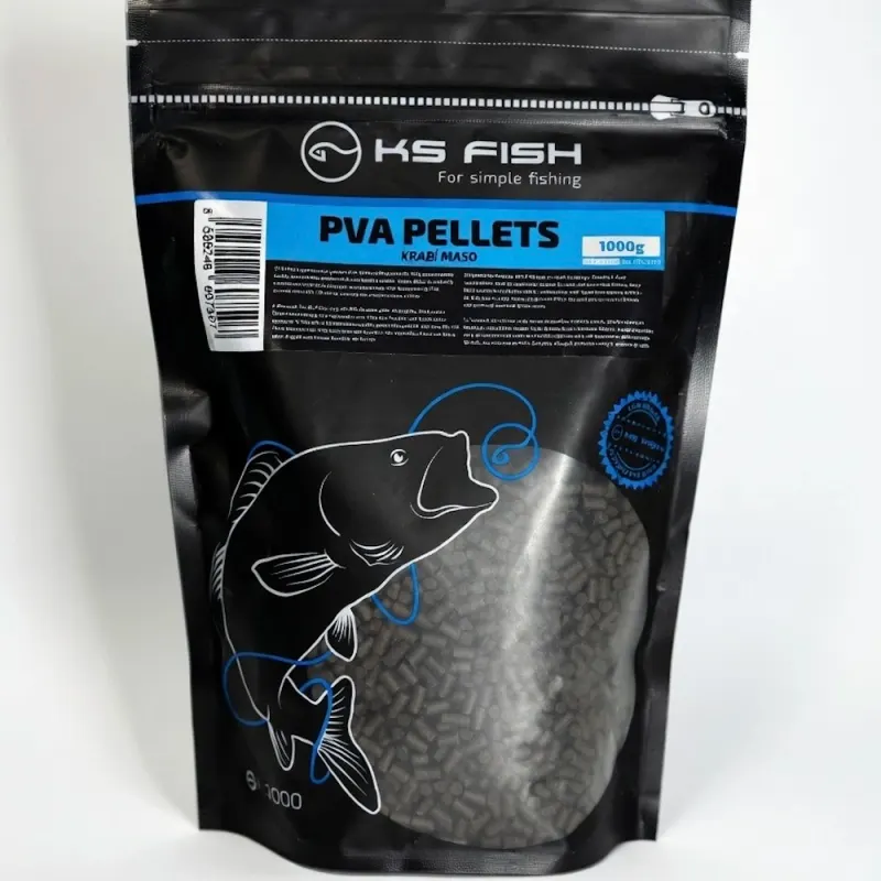 KS-Fish PVA пеллетс Крабовое мясо 3mm 1kg