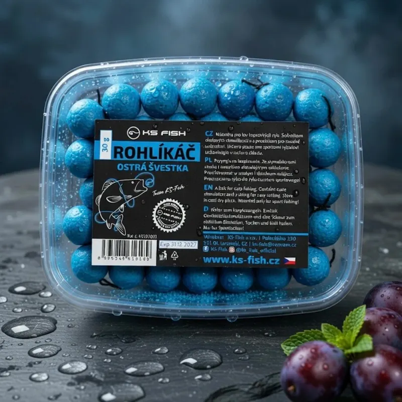 KS-Fish Посыпка для рогалика Острая слива 30g