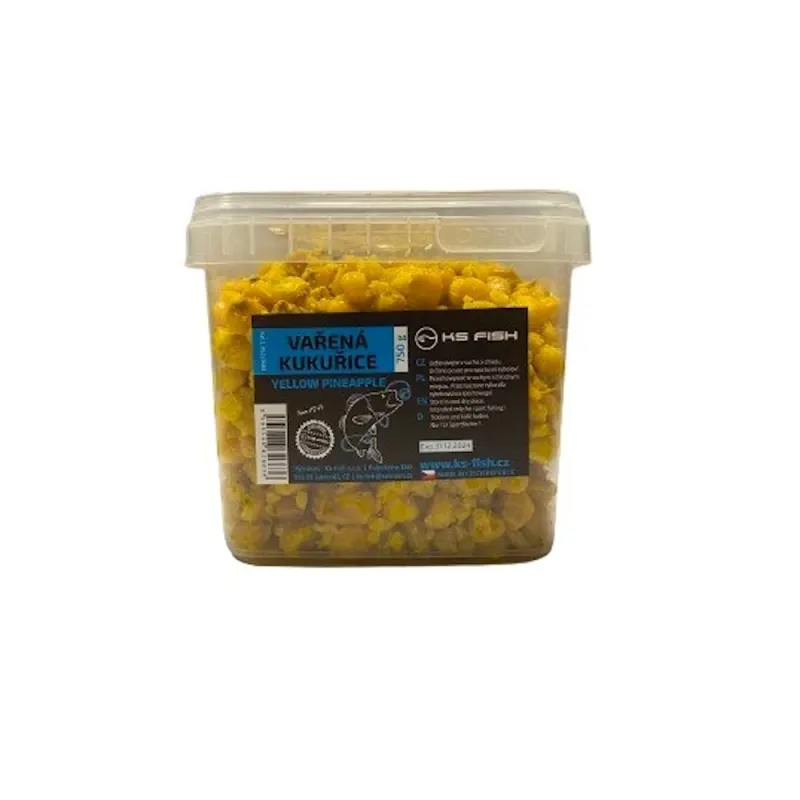 KS-Fish Варёная кукуруза Ананас 750g