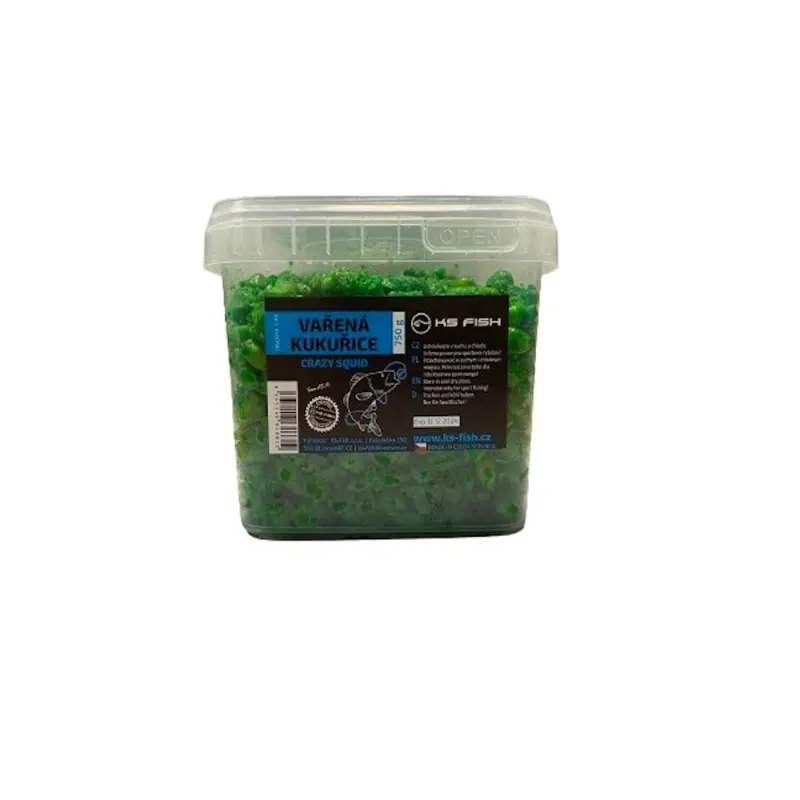 KS-Fish Варёная кукуруза Кальмар 750g
