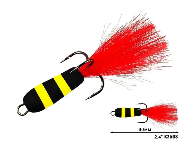 Nástraha Mandula Кazara 508 (60mm) 2,4″ (3 kusy/bal) (Cena je za kus)