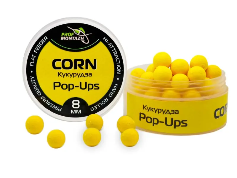 Плавающие бойлы Pop-Up 8 mm CORN