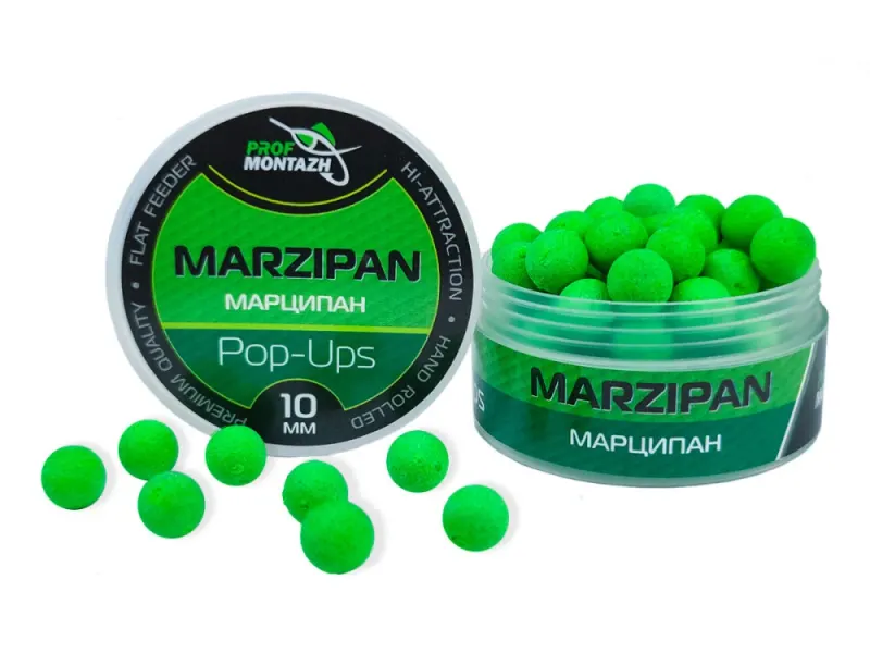 Плавающие бойлы Pop-Up 10 mm Marzipan