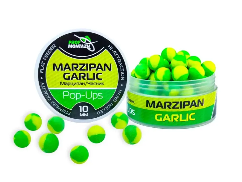 Плавающие бойлы Pop-Up 10 mm Marzipan/Garlic