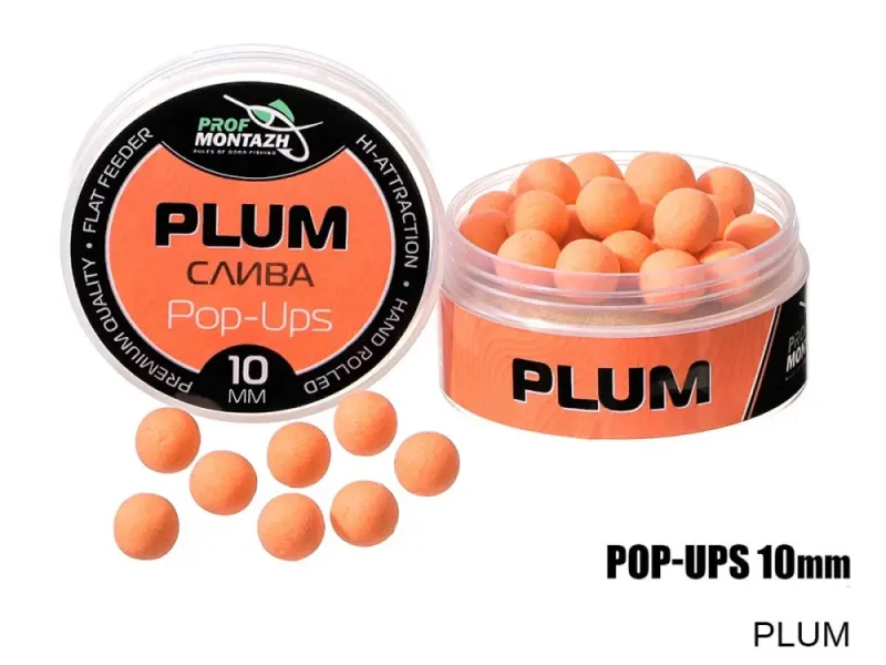 Плавающие бойлы Pop-Up 10 mm Plum