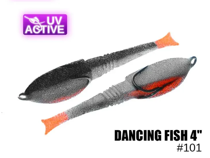 Pěnová nástraha 101 Dancing Fish 4″ (5 kusy/bal) (Cena je za kus)