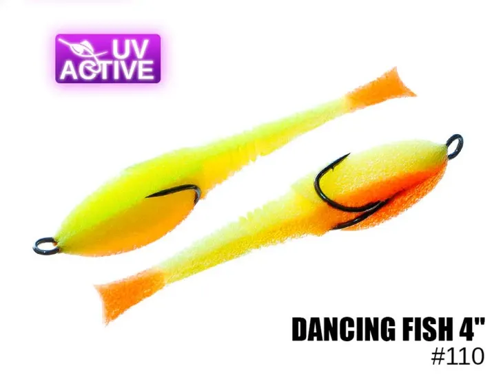 Pěnová nástraha110 Dancing Fish 4″ (5 kusy/bal) (Cena je za kus)