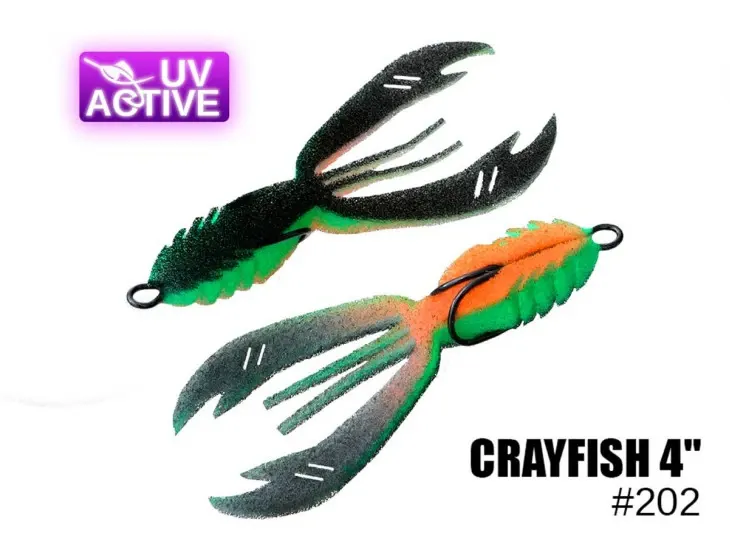 Pěnová nástraha 202 Crayfish 4″ (2 kusy/bal) (Cena je za kus)