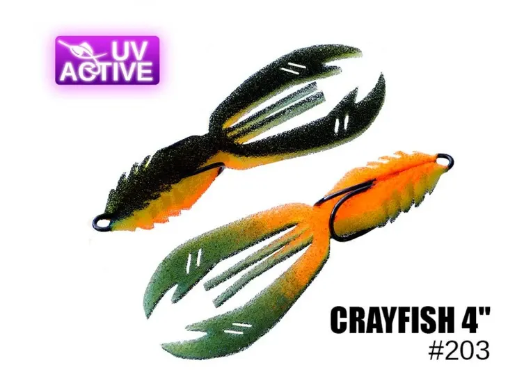 Pěnová nástraha 203 Crayfish 4″ (2 kusy/bal) (Cena je za kus)