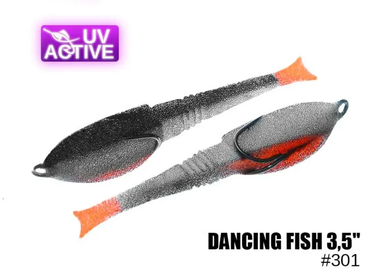 Pěnová nástraha 301 Dancing Fish 3,5″ (5 kusy/bal) (Cena je za kus)