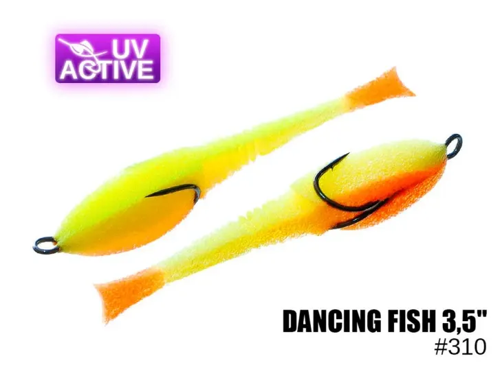 Pěnová nástraha 310 Dancing Fish 3,5″ (5 kusy/bal) (Cena je za kus)