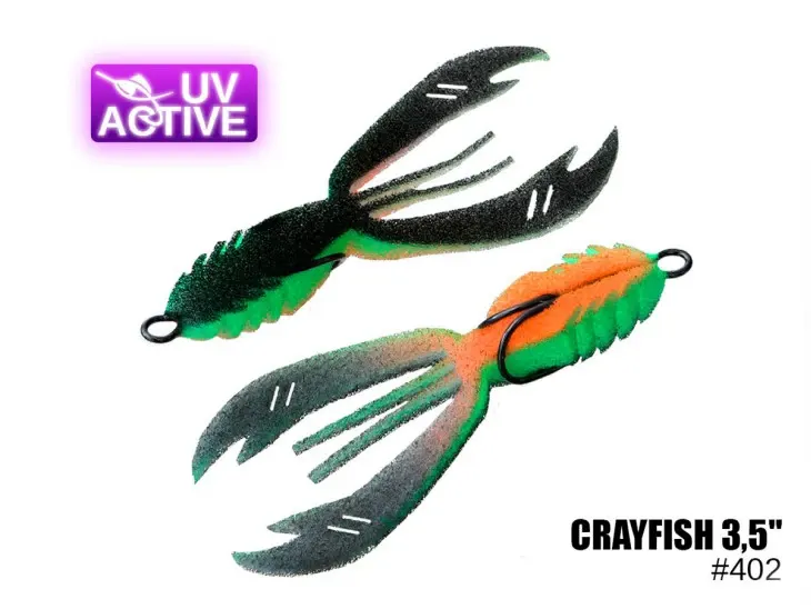 Pěnová nástraha 402 Crayfish 3,5″ (2 kusy/bal) (Cena je za kus)