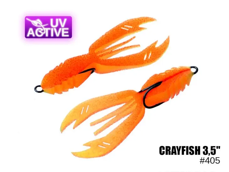 Pěnová nástraha 405 Crayfish 3,5″ (2 kusy/bal) (Cena je za kus)