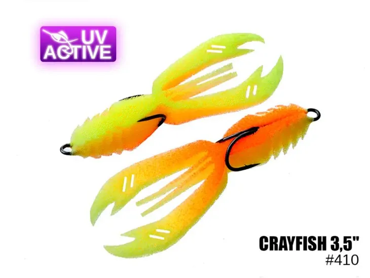 Pěnová nástraha 410 Crayfish 3,5″ (2 kusy/bal) (Cena je za kus)