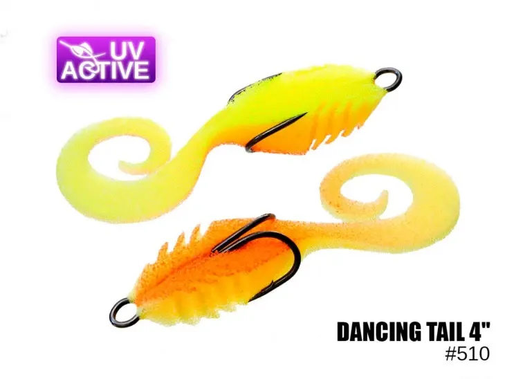 Pěnová nástraha 510 Dancing tail 4″ (2 kusy/bal) (Cena je za kus)
