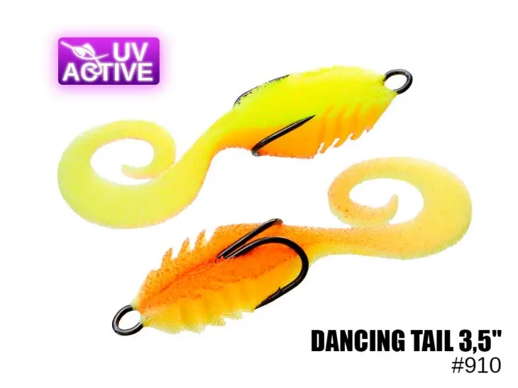 Поролоновая приманка 910 Dancing tail 3,5″ (2 kusy/bal) (Цена за штуку)