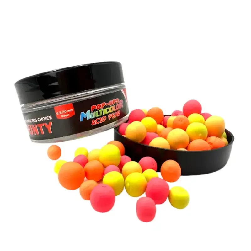 Поп-ап BOUNTY MULTICOLOR MULTISIZE ACID PEAR 6/8/10 mm