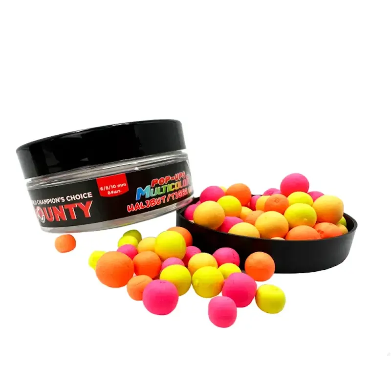 Поп-ап BOUNTY MULTICOLOR MULTISIZE HALIBUT / TIGER NUT 6/8/10 mm