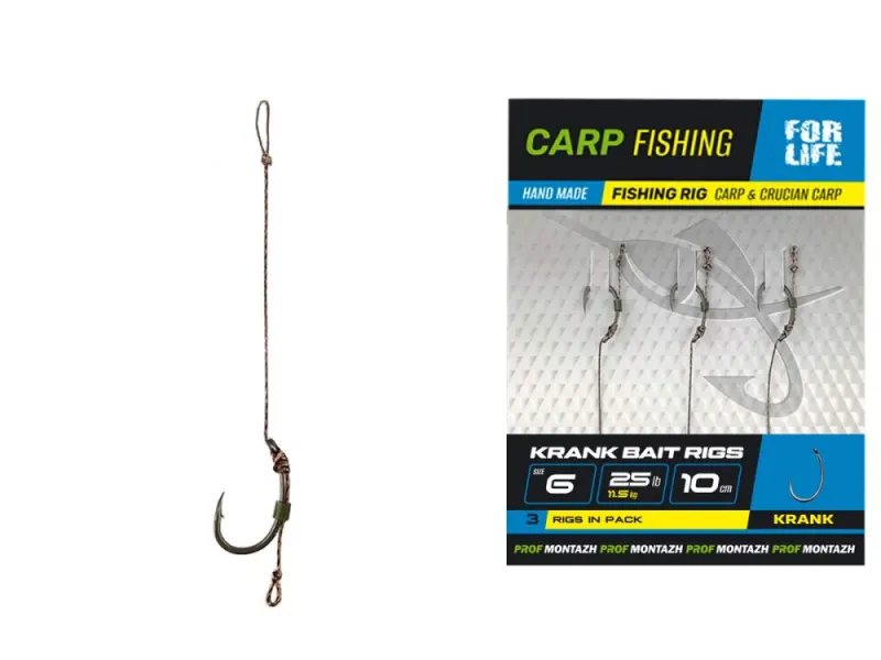 Поводок KRANK BAIT RIGS #6 (25Lb/11,5kg)