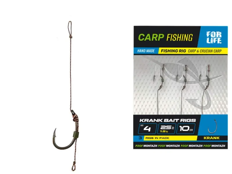 Поводок KRANK BAIT RIGS #4 (25Lb/11,5kg)