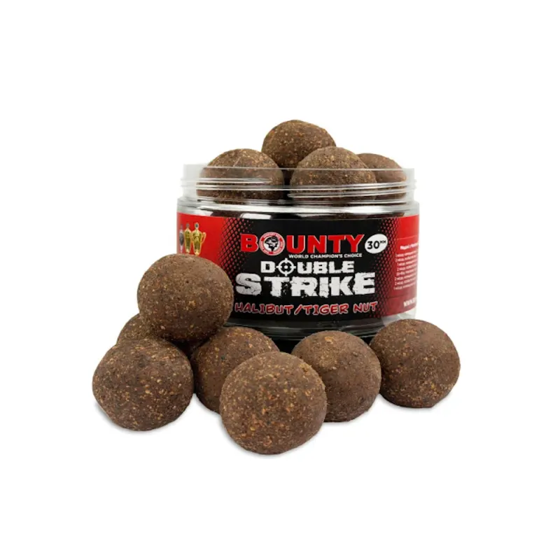 Premium hookbait DOUBLE STRIKE HALIBUT / TIGER NUT 30 mm