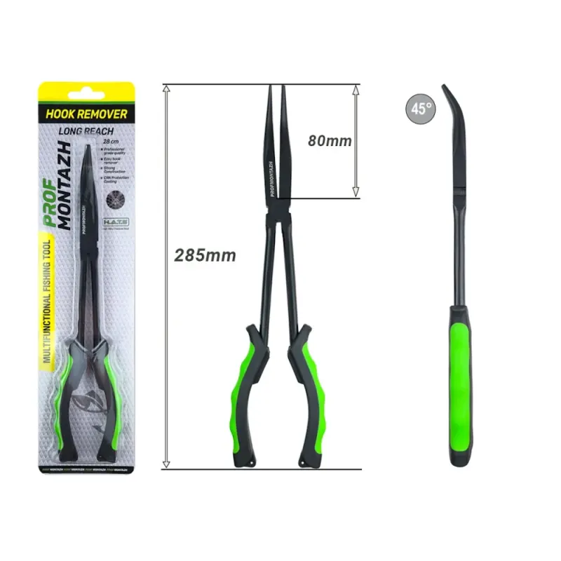 Rybářské kleště ProfMontaz Long Reach Hook Remover 28 cm