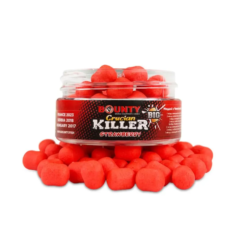 Big Wafters Crucian Killer Bounty STRAWBERRY 8/10 mm