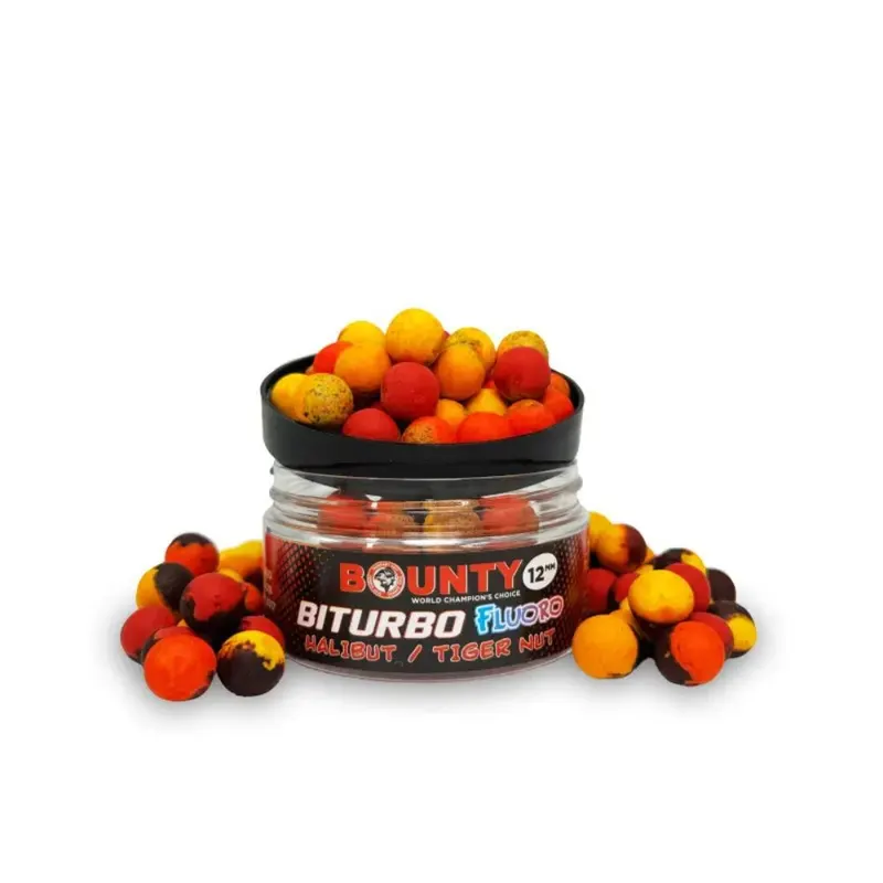 BOUNTY FLUORO BITURBO HALIBUT / TIGER NUT микс цветов 10mm