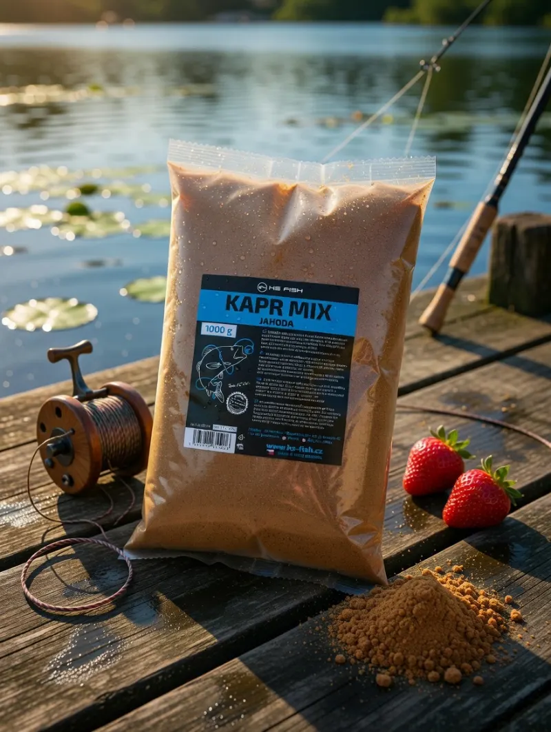 KS-Fish Прикормочная смесь Карп микс Клубника 1kg