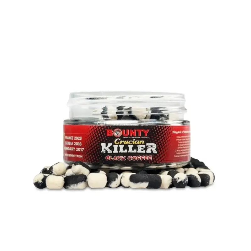 Mini Wafters Crucian Killer Bounty BLACK COFFEE 4/6 mm