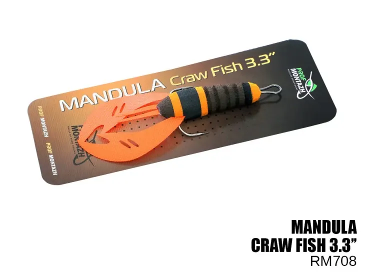 Приманка Mandula Craw Fish 708 (82,5mm) 3,3″