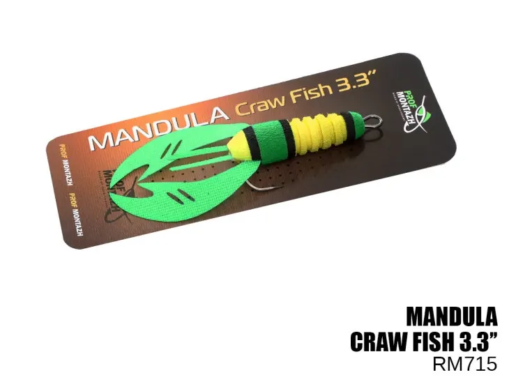 Приманка Mandula Craw Fish 715 (82,5mm) 3,3″