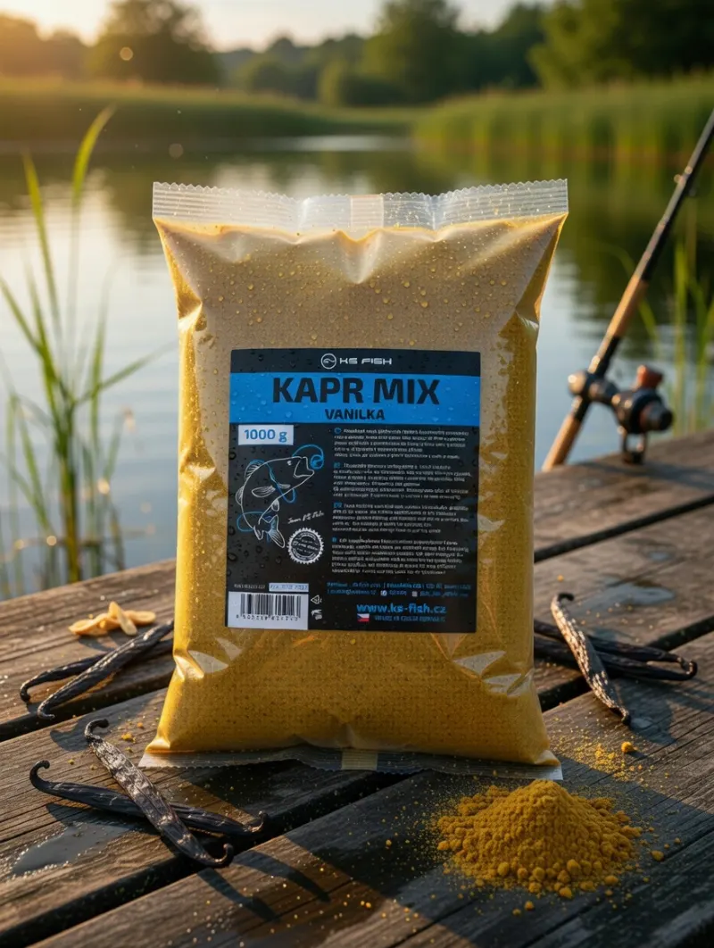 KS-Fish Прикормочная смесь Карп микс Ваниль 1kg